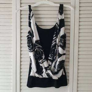 5for$10 Women's Cowlneck Stretchy Tank Top Size S/M